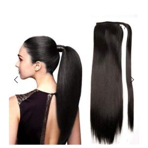 24 Inch Wrap Velcro Ponytail